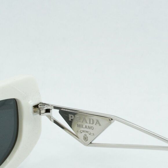 NEW PRADA PR14YS 1425S0 TALC DARK GREY SUNGLASSES - Picture 8 of 15